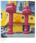 0.4mm PVC Tarpaulin Advertising Helium Balloons Inflatable Pillar For Entertainment Events exporters