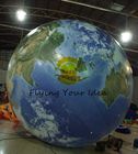 4m Round Advertising Helium Balloons , Inflatable Ground Grobal Balloons For Celebration exporters