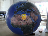 2 m olbrzymie balony dmuchane Earth Earth z całkowitym drukiem cyfrowym z 540 * 1080 dpi dla targów exporters