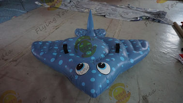 Attractive Appearance Inflatable Marketing Products , Blue Giant Inflatable Fish