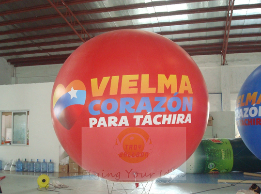 Duże brezentowe balony reklamowe z helem Niestandardowe logo