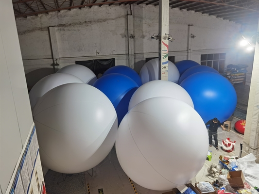 Dostosowany rozmiar nadmuchiwany balon reklamowy PVC 1m Dia na targi
