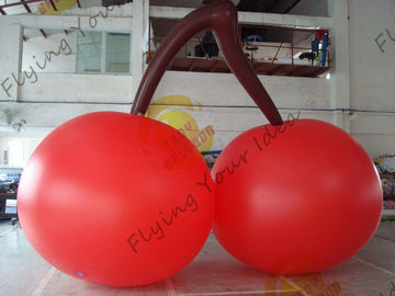Czerwone balony w kształcie PCV o wysokości 3m w kształcie wiśni